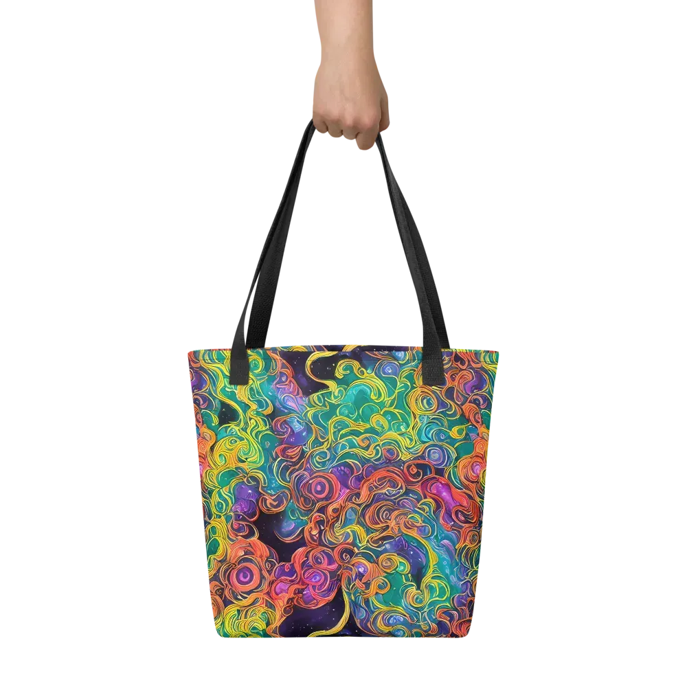 Cosmic Swirl on Tote Bag — Front