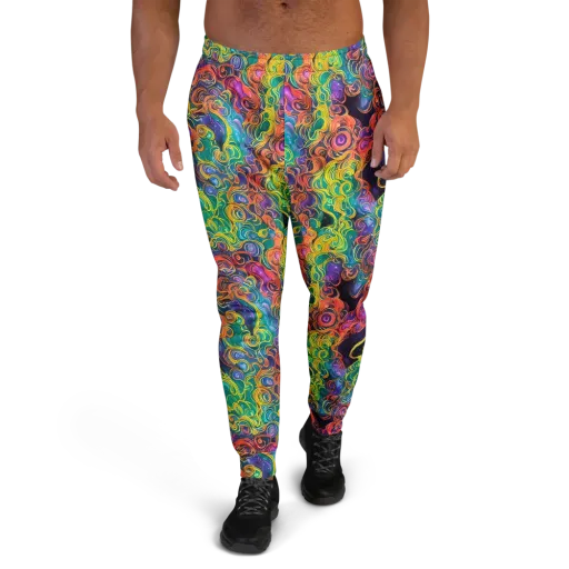 Cosmic Swirl on a Men's Joggers