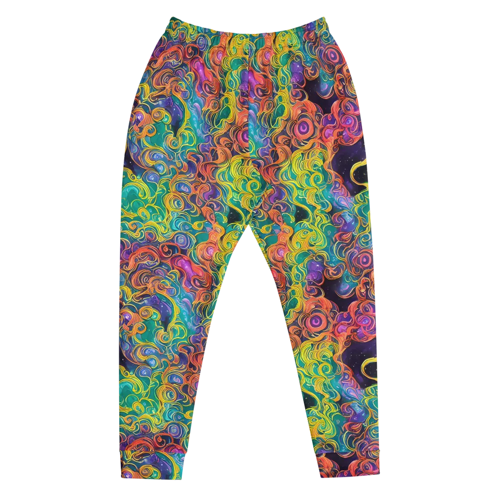Cosmic Swirl on Men's Joggers — Front