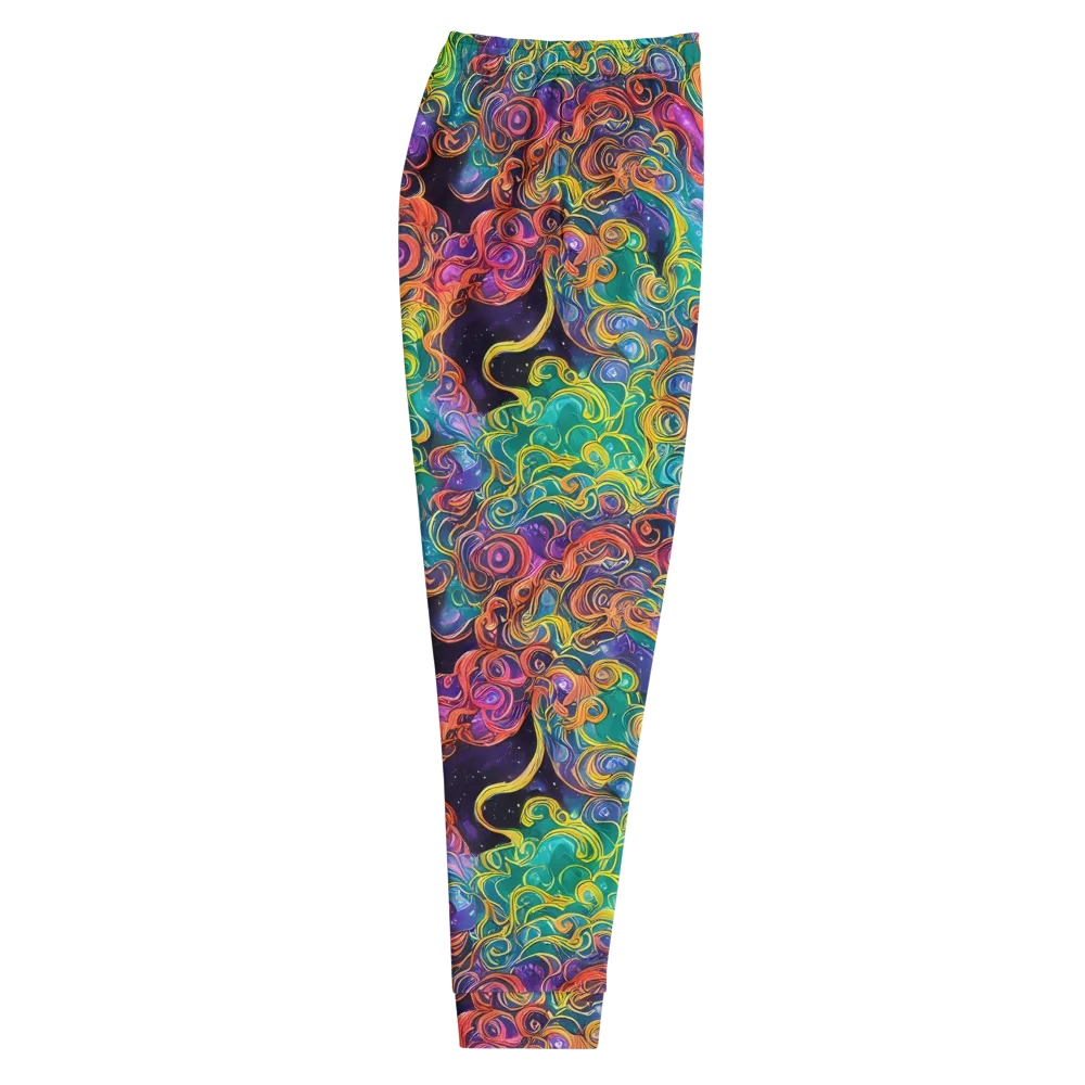 Cosmic Swirl on Men's Joggers — Right