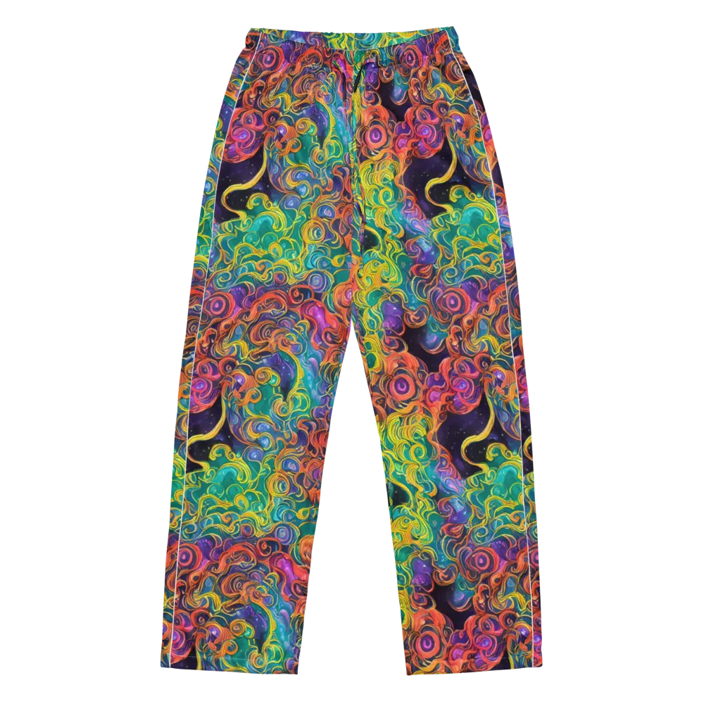 Cosmic Swirl on Women's Pajama Pants — Front