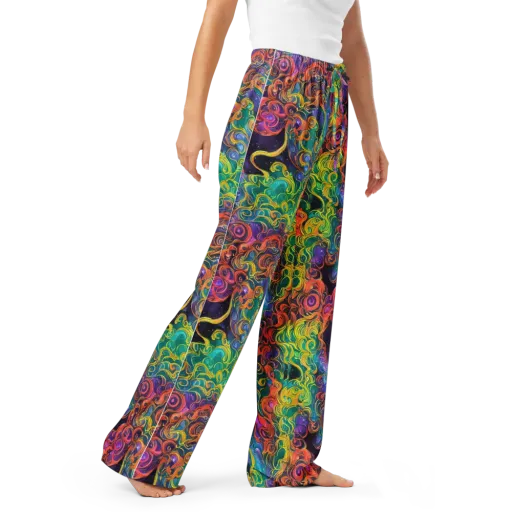 Cosmic Swirl on a Women's Pajama Pants