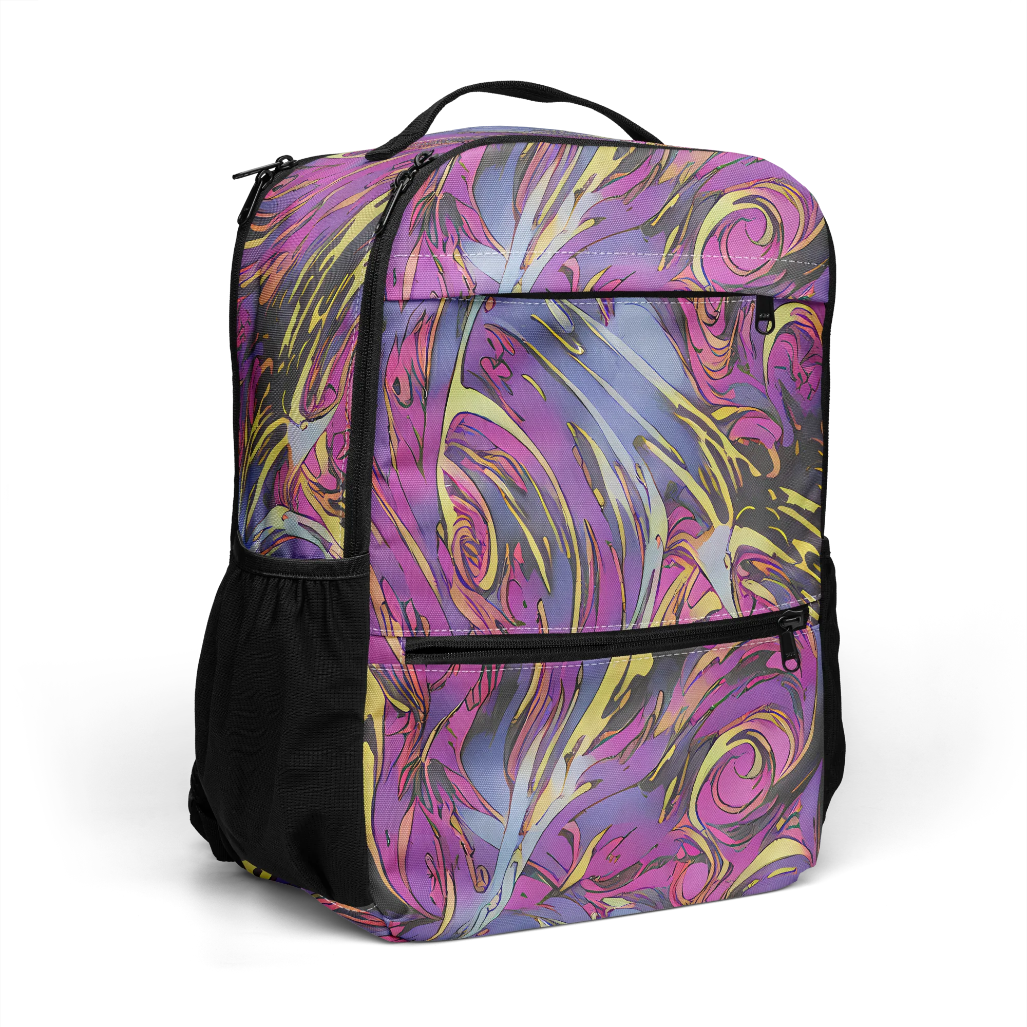 Psychedelic Surge on Utility Backpack — Right Front