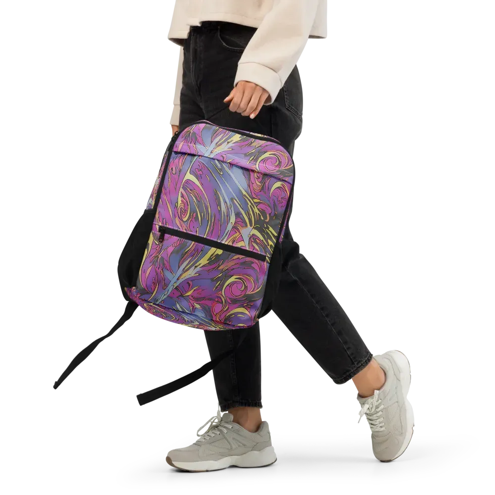Psychedelic Surge on Utility Backpack — Front