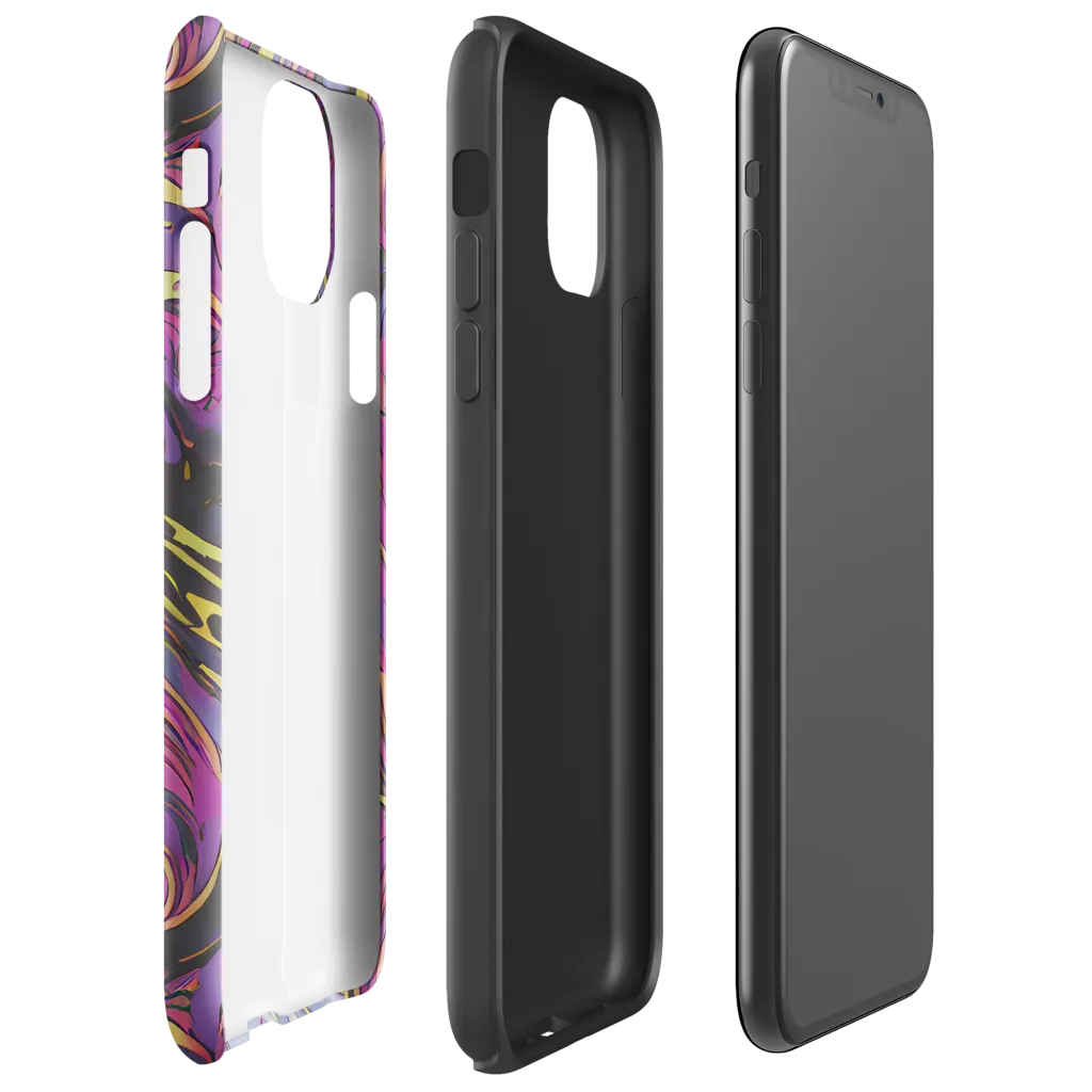 Psychedelic Surge on Tough Case for iPhone® — Right