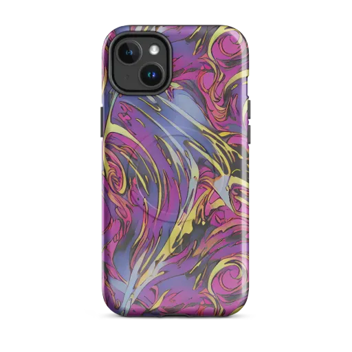 Psychedelic Surge on a MagSafe Tough Case for iPhone®