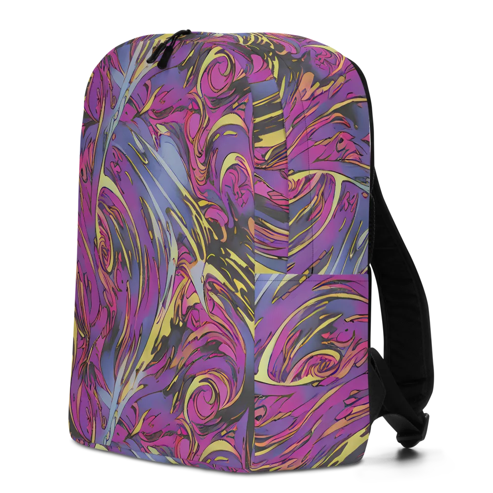 Psychedelic Surge on Minimalist Backpack — Left