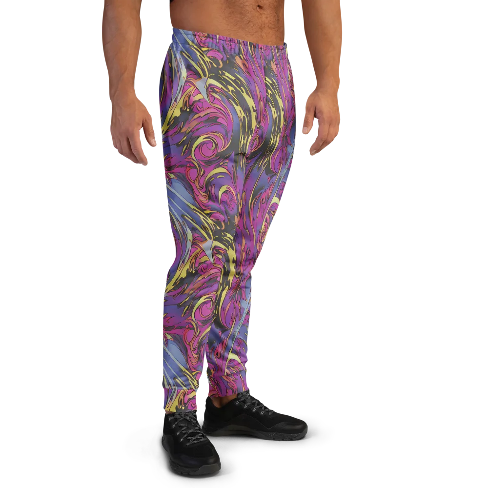 Psychedelic Surge on Men's Joggers — Right