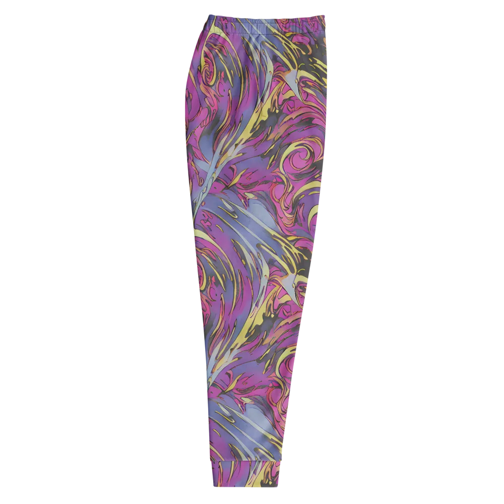 Psychedelic Surge on Men's Joggers — Right