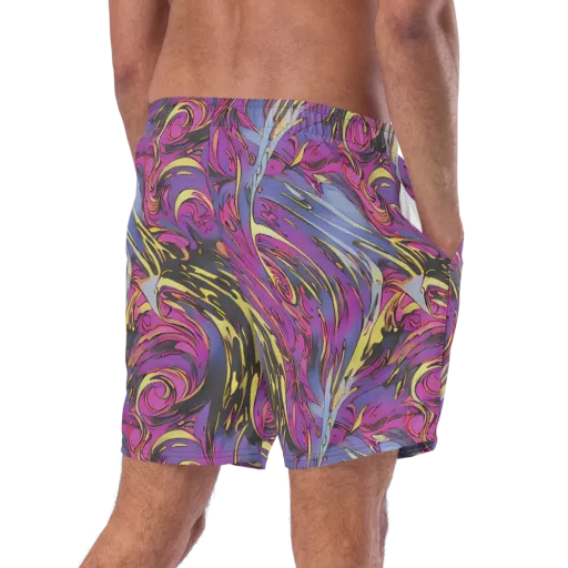 Psychedelic Surge on a Swim Trunks