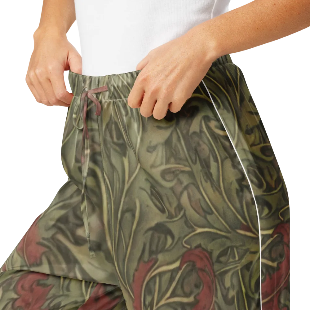 Moss Rose Arabesque on Women's Pajama Pants — Product details