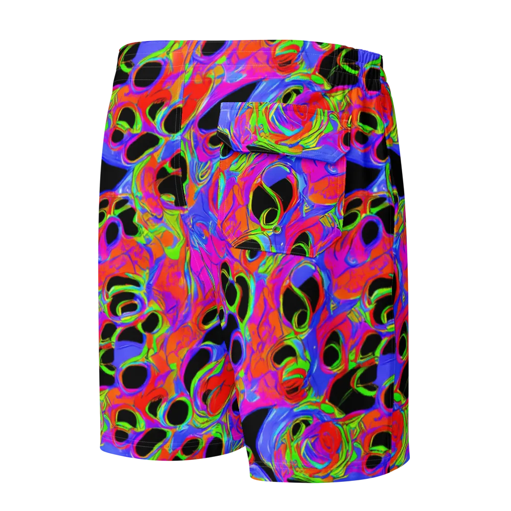 Luminous Abyss on Men's Board Shorts — Back