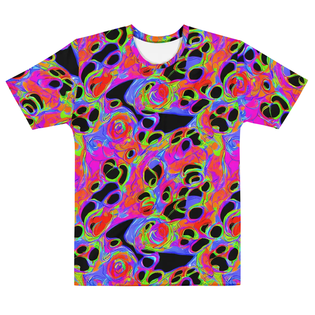 Luminous Abyss on Men's Cotton Crew Neck T-Shirt — Front