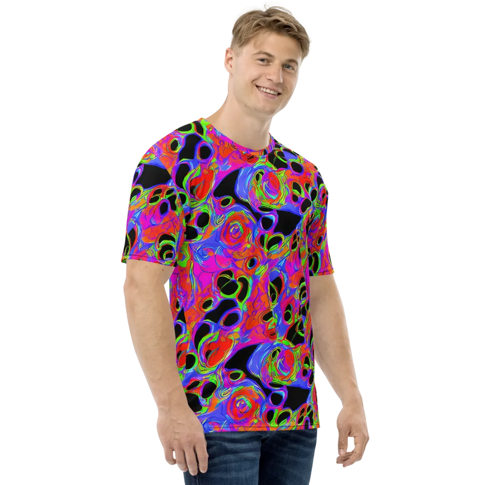 Luminous Abyss on Men's Crew Neck T-Shirt — Right
