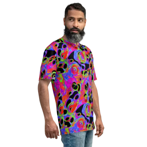 Luminous Abyss on a Men's Crew Neck T-Shirt