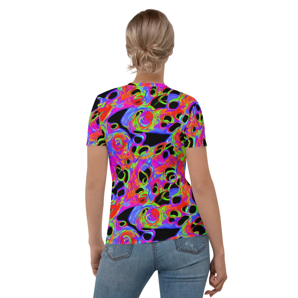 Luminous Abyss on Women's Crew Neck T-Shirt — Back