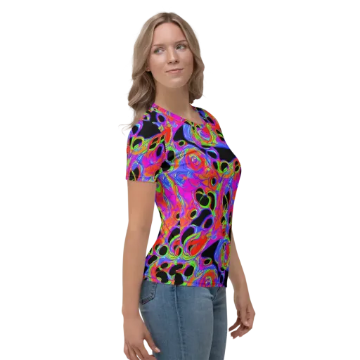 Luminous Abyss on a Women's Crew Neck T-Shirt