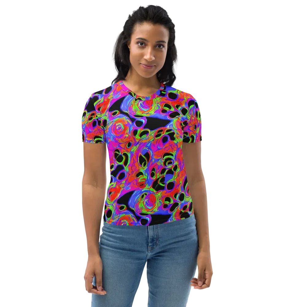 Luminous Abyss on Women's Crew Neck T-Shirt — Front