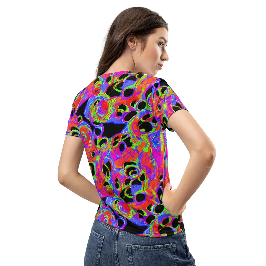 Luminous Abyss on Women's Crew Neck T-Shirt — Back