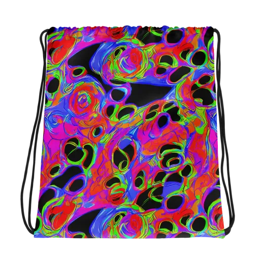 Luminous Abyss on a Drawstring Bag
