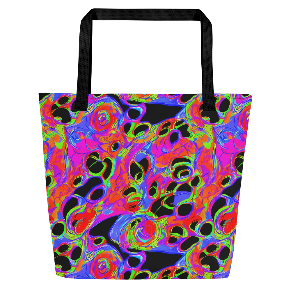 Luminous Abyss on Large Tote Bag W/ Pocket — Front