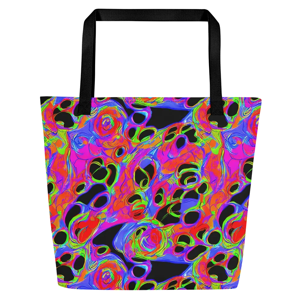 Luminous Abyss on Large Tote Bag W/ Pocket — Front