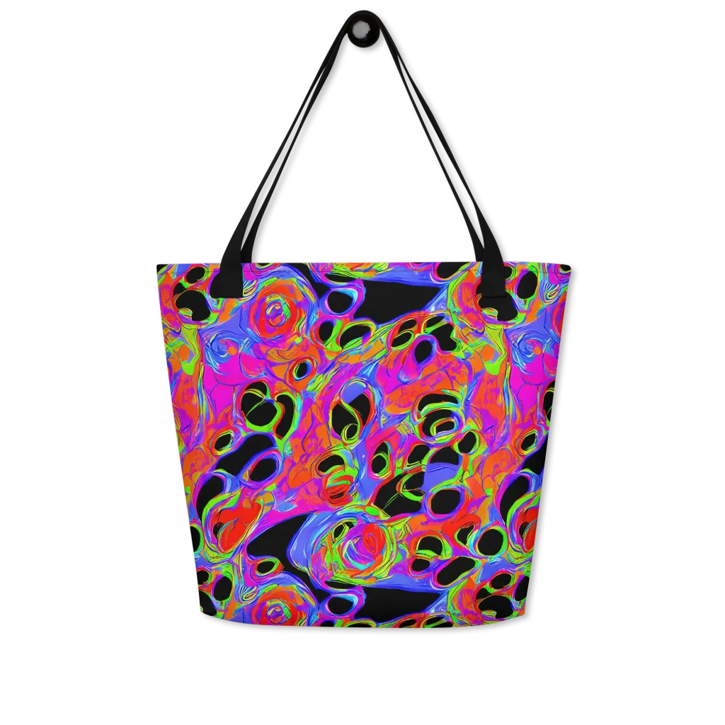 Luminous Abyss on Large Tote Bag W/ Pocket — Front