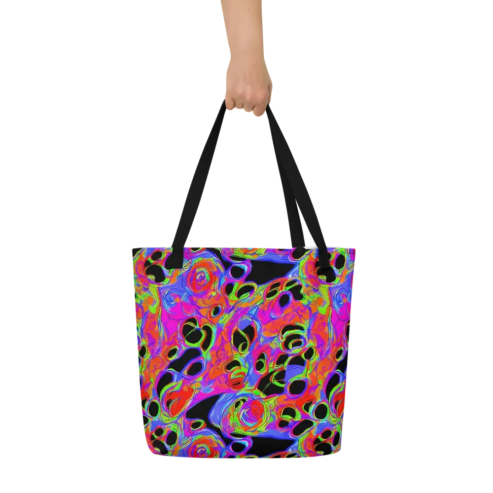 Luminous Abyss on Large Tote Bag W/ Pocket — Front