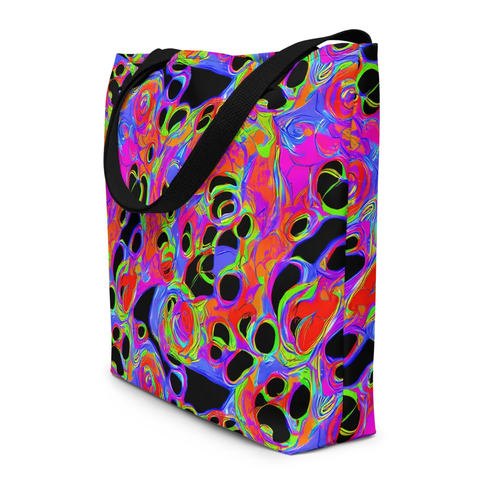 Luminous Abyss on Large Tote Bag W/ Pocket — Front