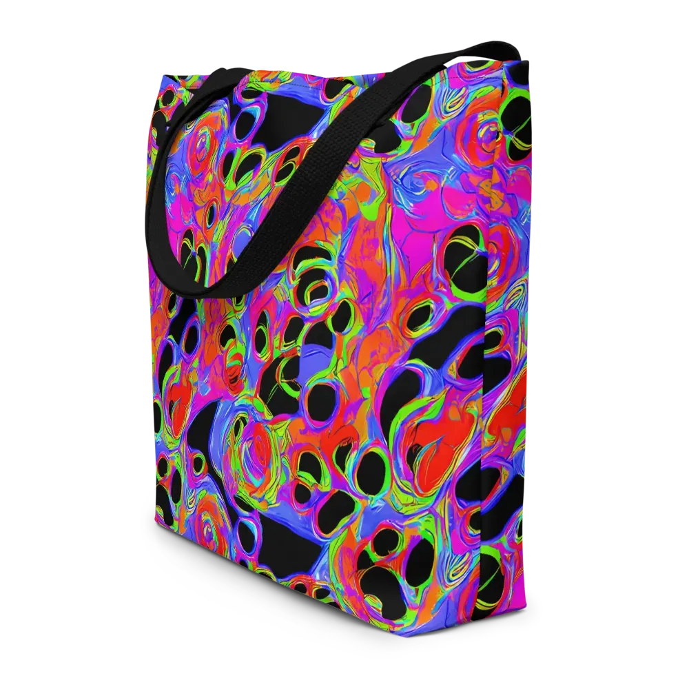 Luminous Abyss on Large Tote Bag W/ Pocket — Front