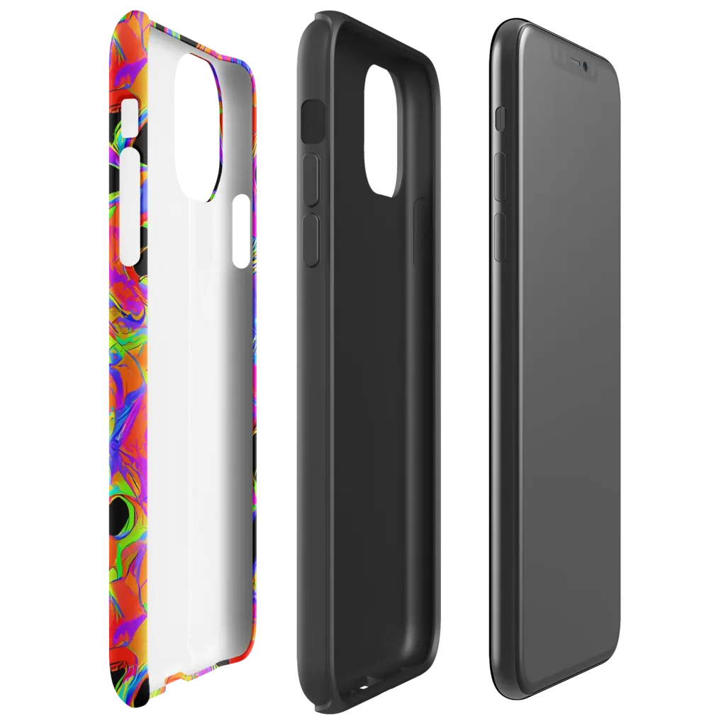 Luminous Abyss on Tough Case for iPhone® — Right