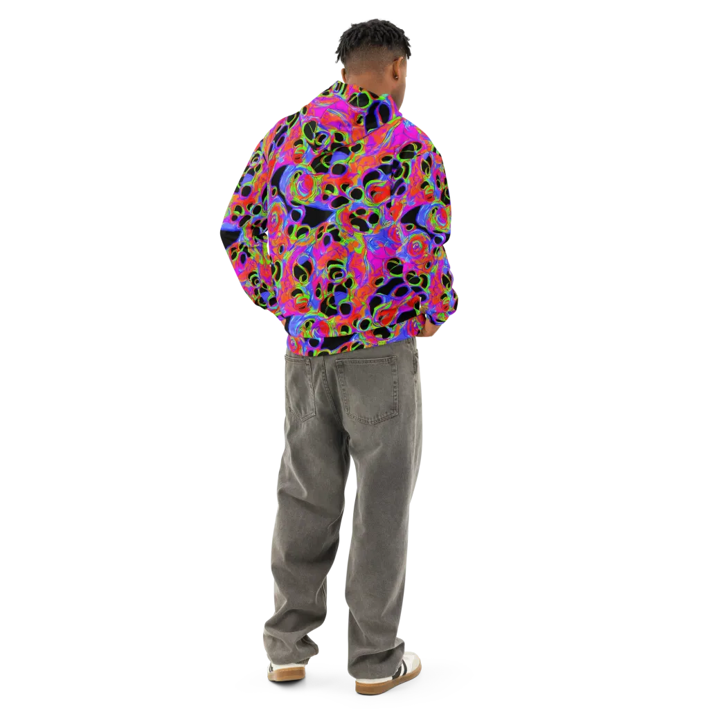 Luminous Abyss on Cotton Hoodie — Back
