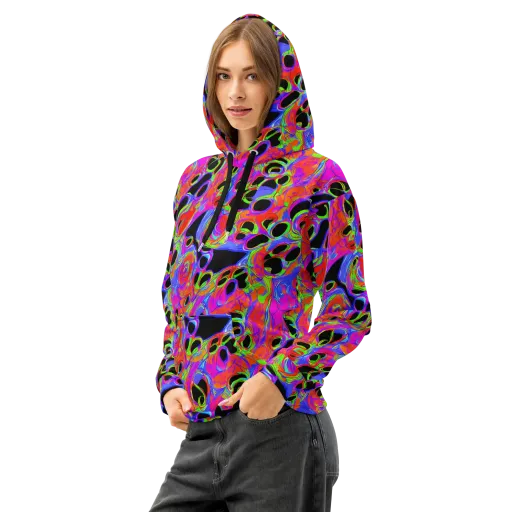 Luminous Abyss on a Cotton Hoodie