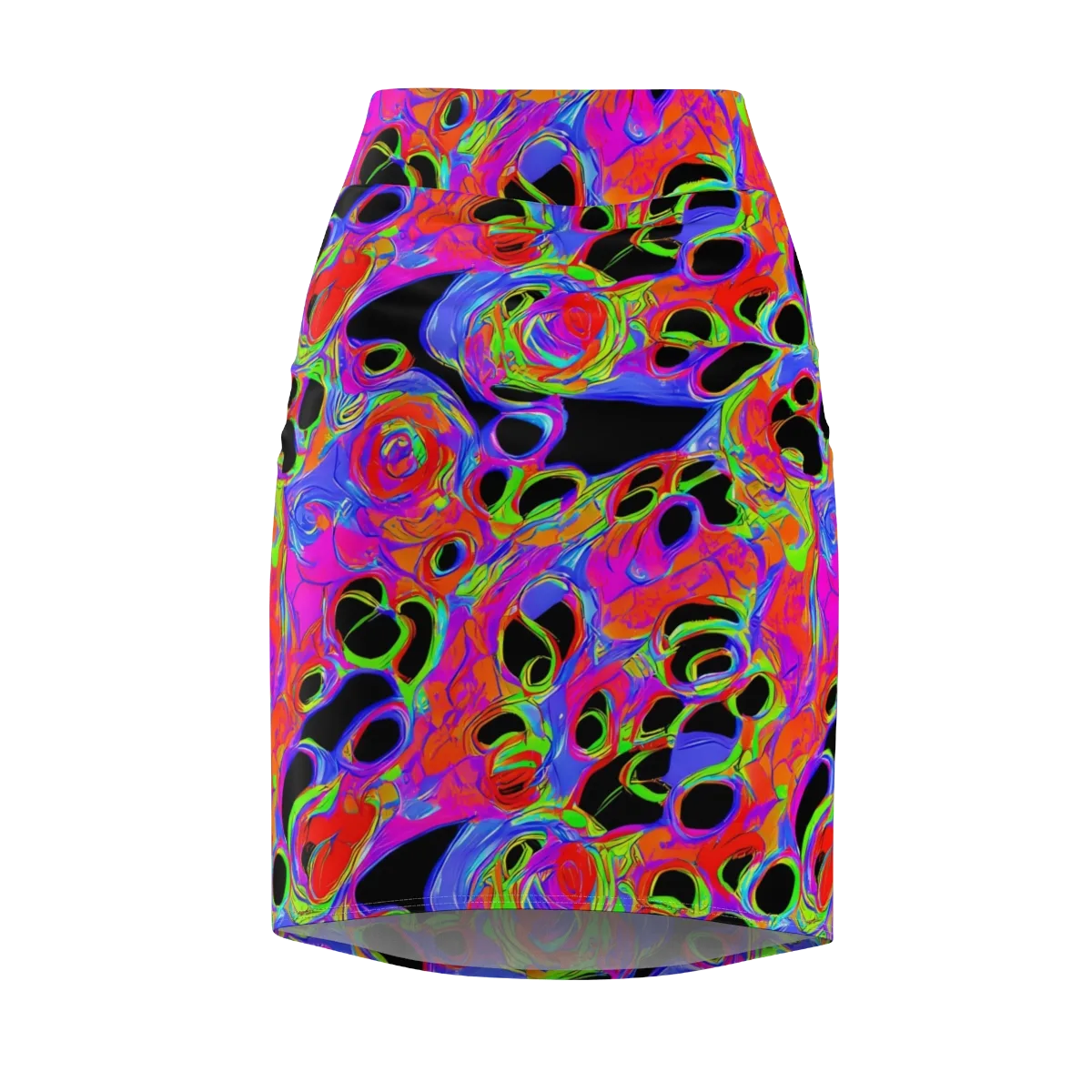 Luminous Abyss on Pencil Skirt — Front