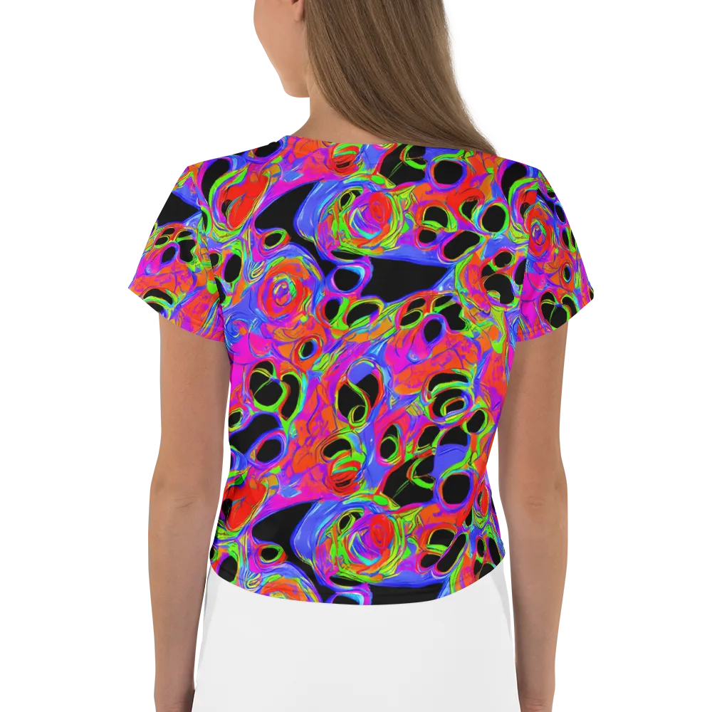 Luminous Abyss on Crop Tee — Back