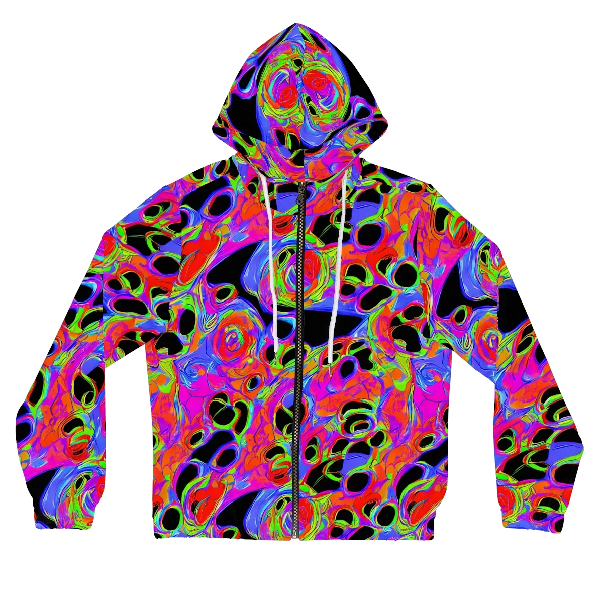 Luminous Abyss on Women's Full-Zip Hoodie — Front
