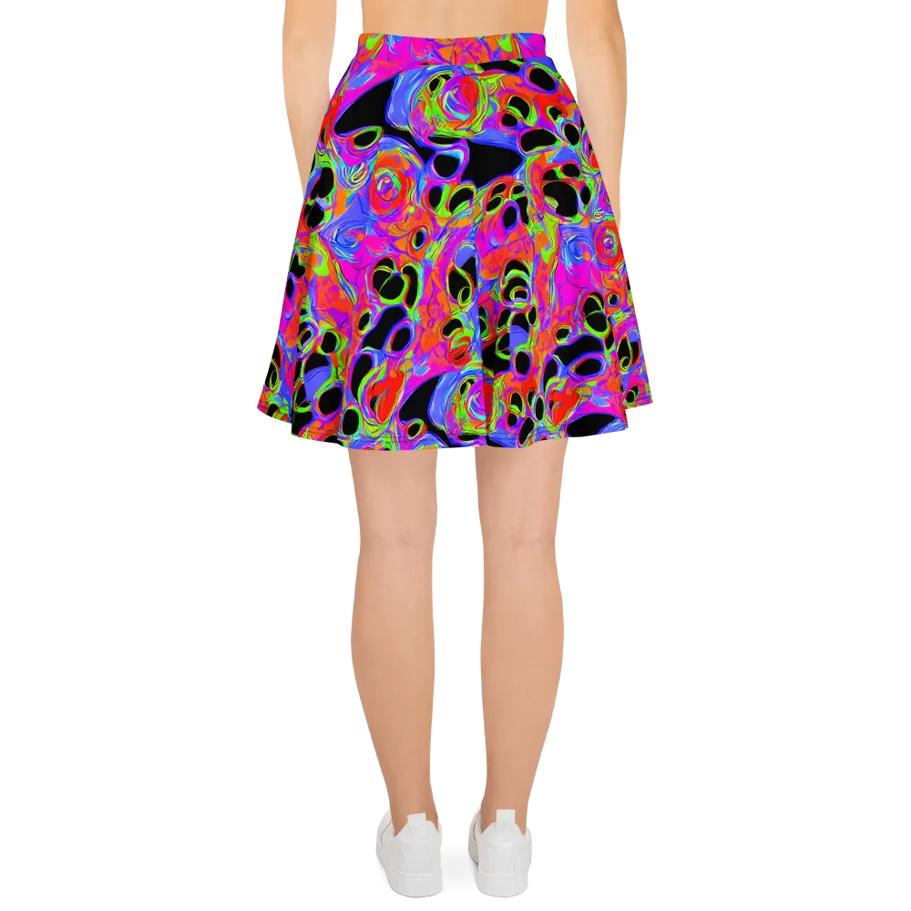 Luminous Abyss on Skater Skirt — Back