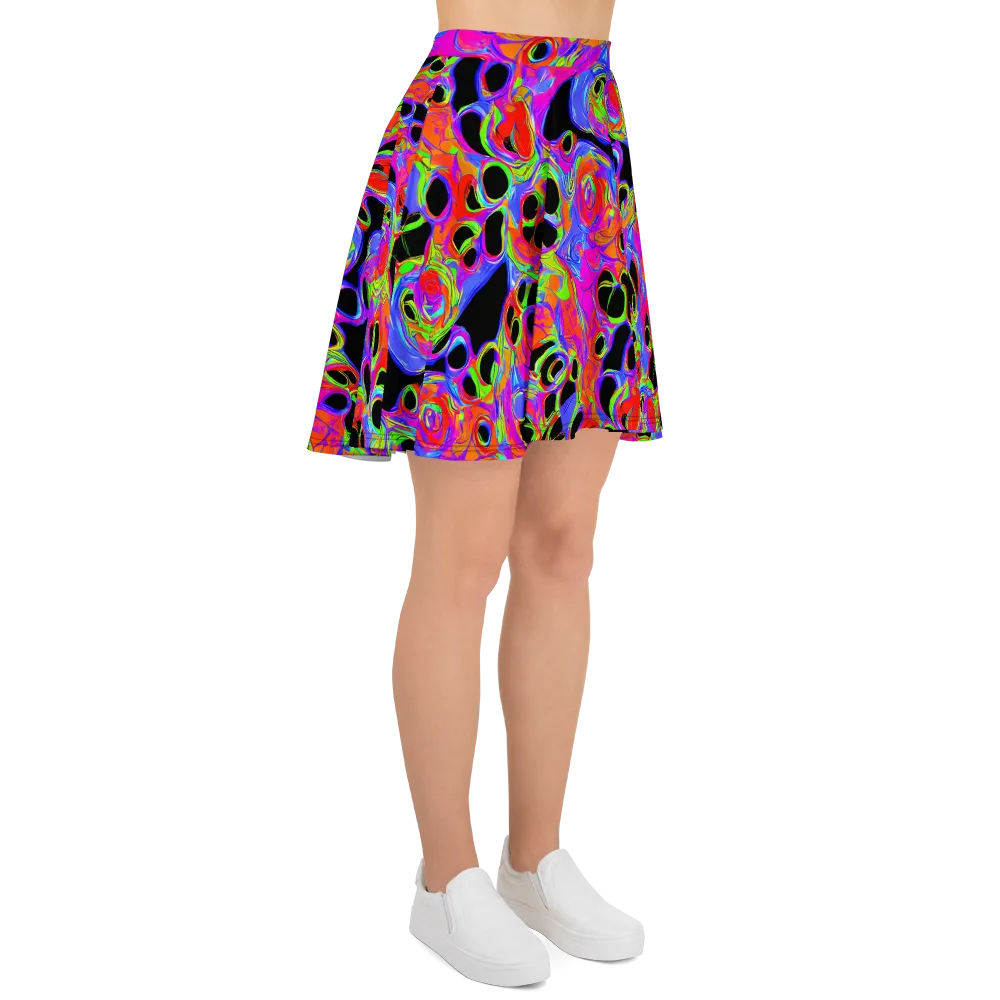 Luminous Abyss on Skater Skirt — Right