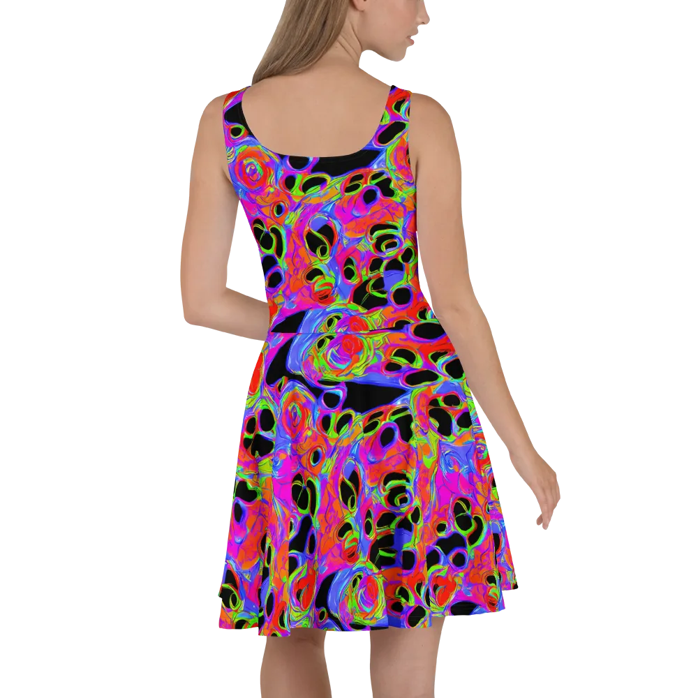 Luminous Abyss on Skater Dress — Back