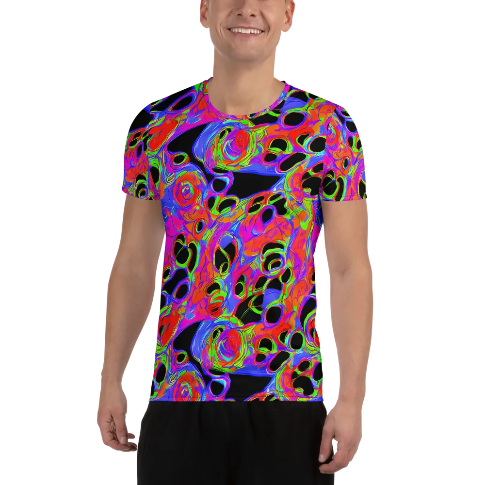 Luminous Abyss on Men's Athletic T-Shirt — Front
