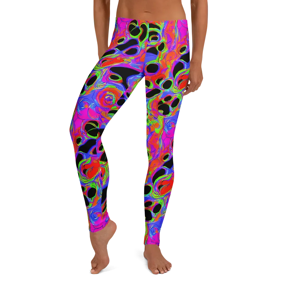 Luminous Abyss on Leggings — Front