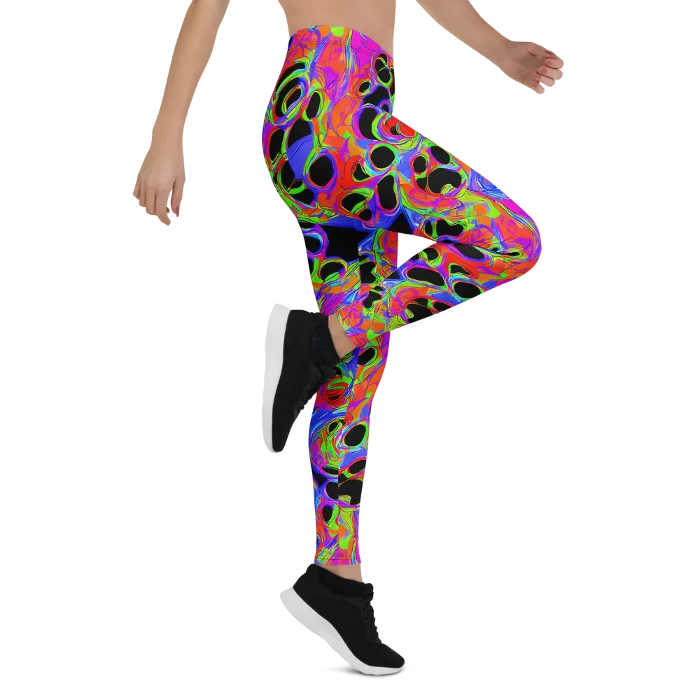 Luminous Abyss on Leggings — Right