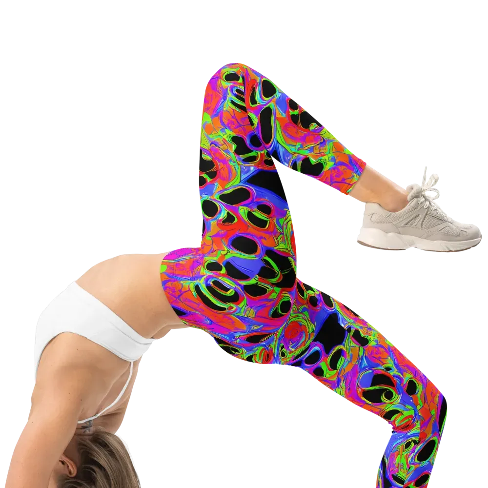 Luminous Abyss on Leggings — Right
