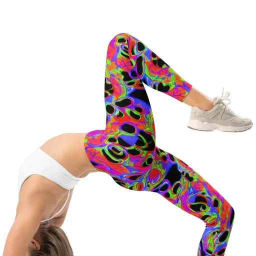 Luminous Abyss on a Leggings
