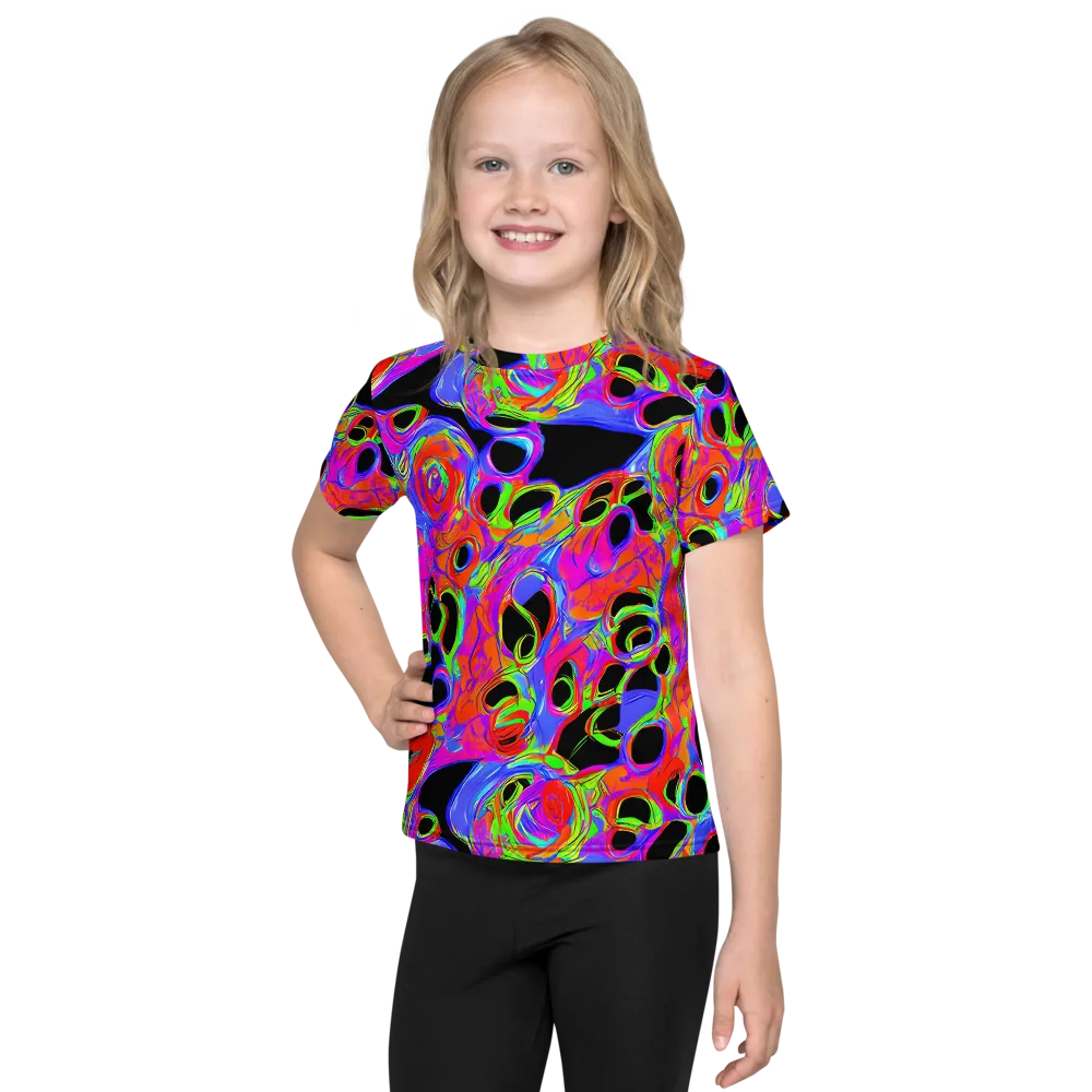 Luminous Abyss on Kids Crew Neck T-Shirt — Front