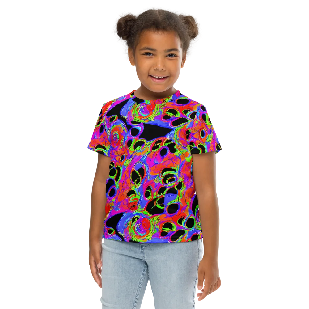 Luminous Abyss on Kids Crew Neck T-Shirt — Front