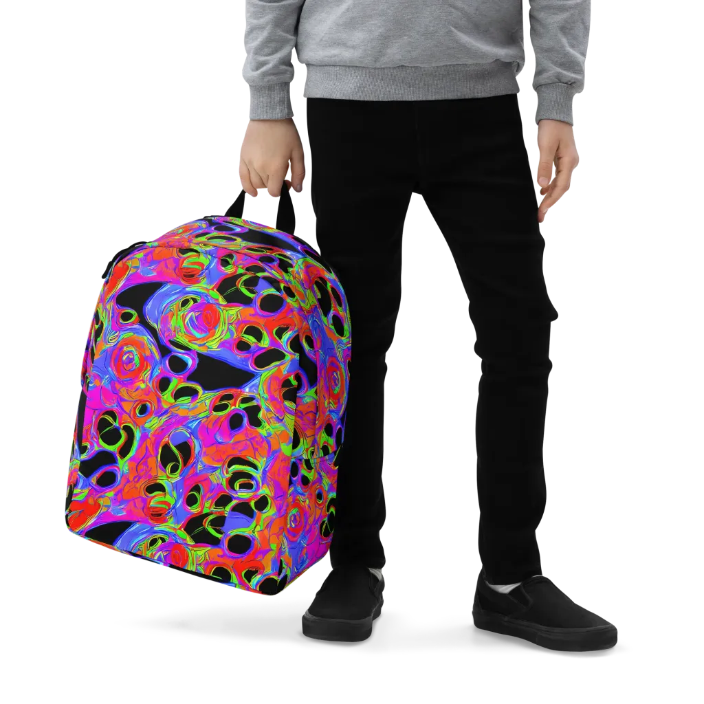 Luminous Abyss on Minimalist Backpack — Zoomed-in