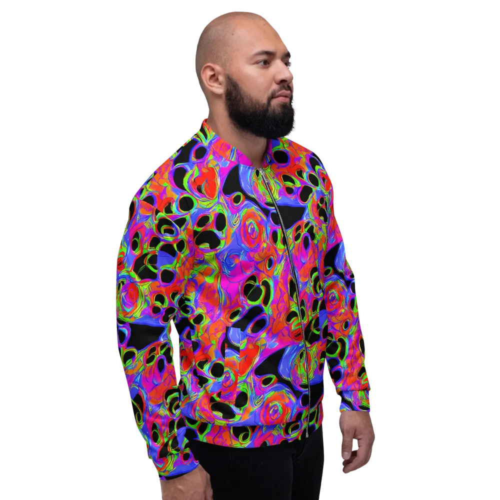 Luminous Abyss on Bomber Jacket — Right