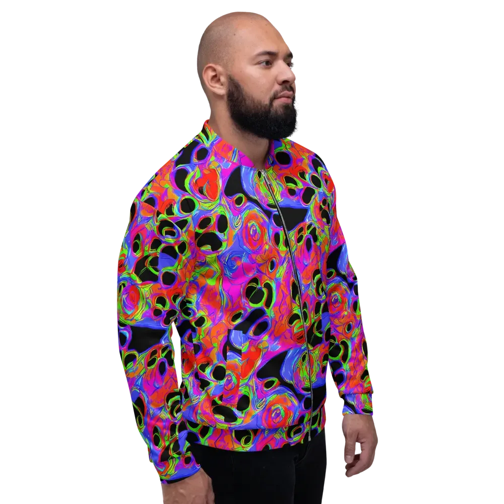 Luminous Abyss on Bomber Jacket — Right