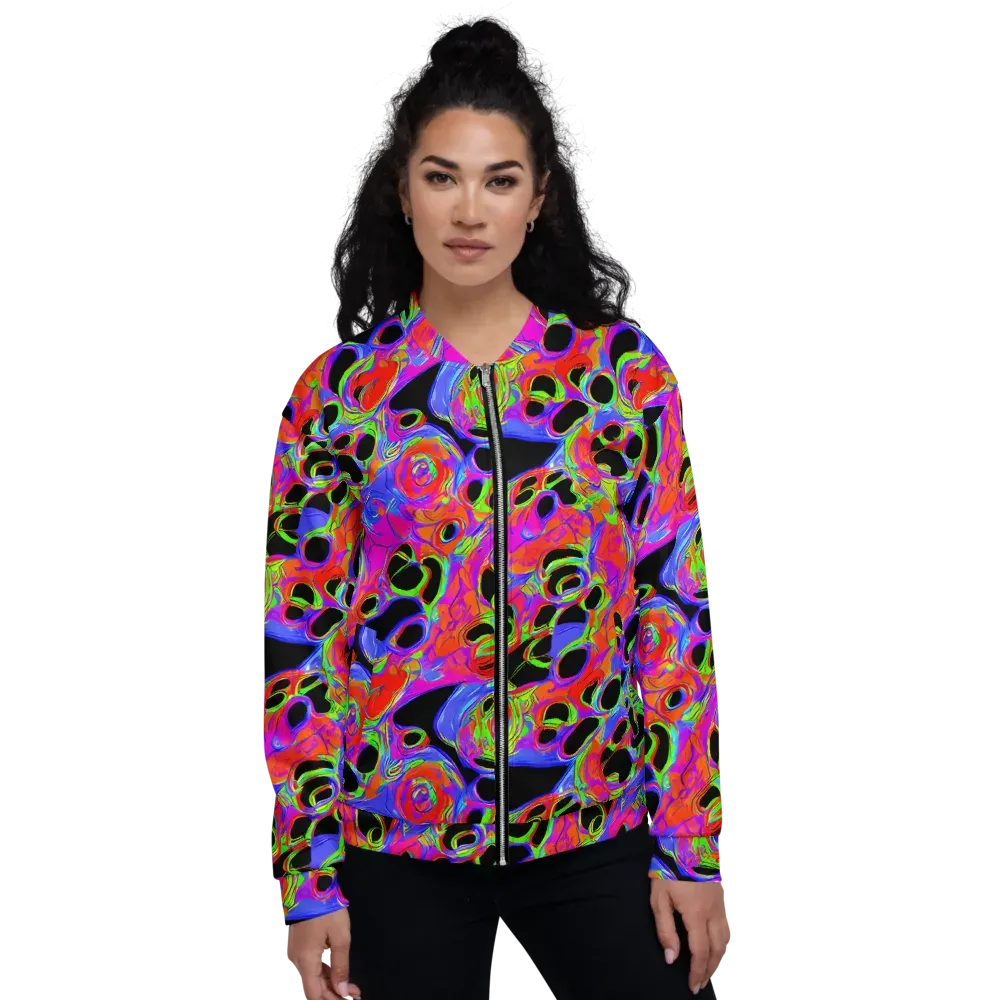 Luminous Abyss on Bomber Jacket — Front